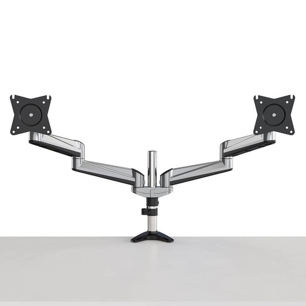 Monitorbeslag Duo Aluminium Gas