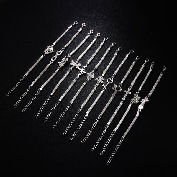 Onda ögat armband Silver