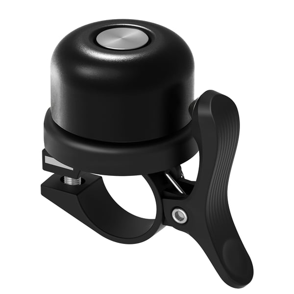 Ringeklokke med Airtag holder til cykel Black
