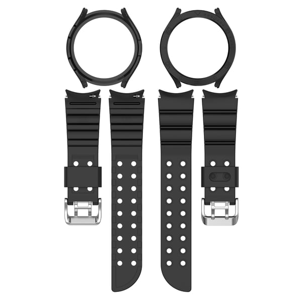Silikon armbånd Black Samsung Galaxy watch5/watch4 (40 mm)