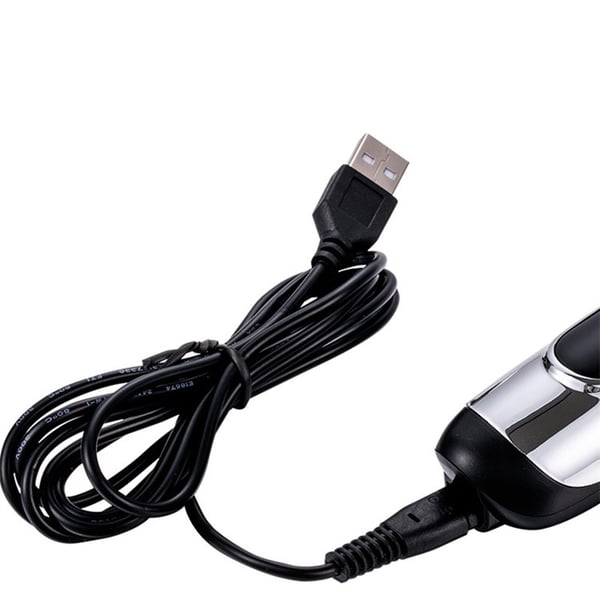 Hårklipper med LCD-skjerm og tilbehør Silver