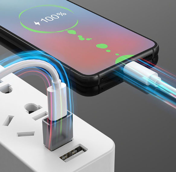 USB-A (hane) till USB-C (hona) adapter Black