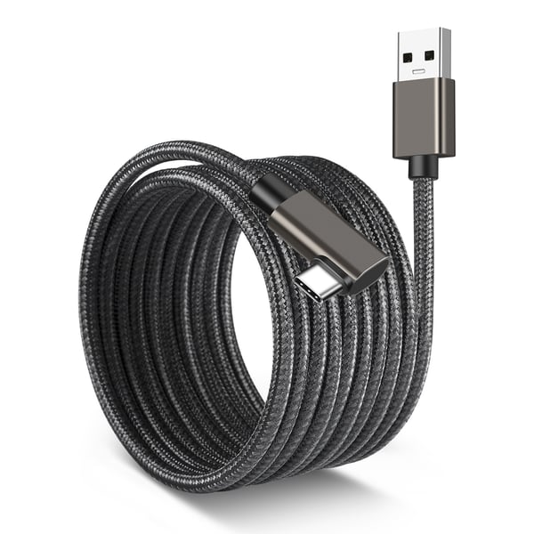USB A til Type-C Link-kabel DarkGrey 5 m