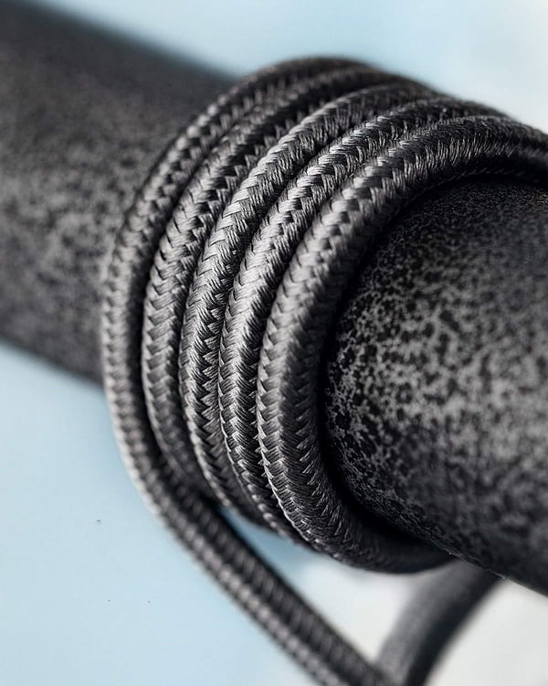 USB 2.0 till USB-C-kabel 3A snabbladdning Black 2 m