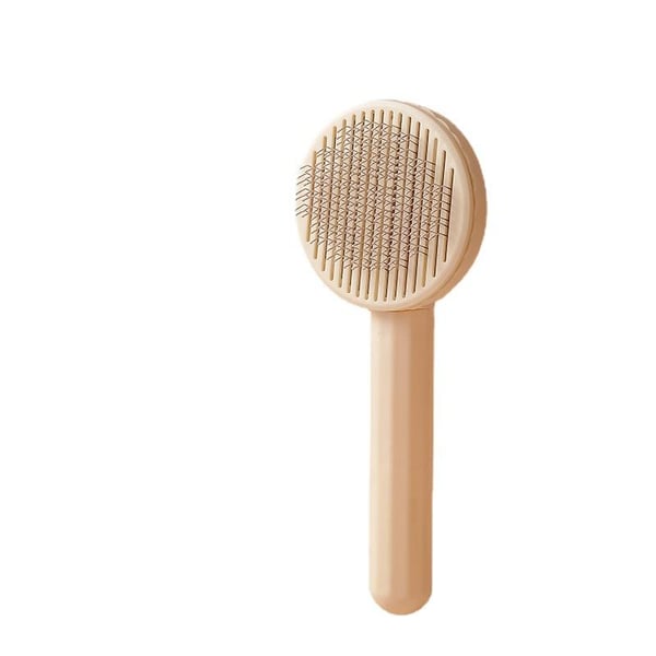 Itsepuhdistuva lemmikkien hiusharja Beige