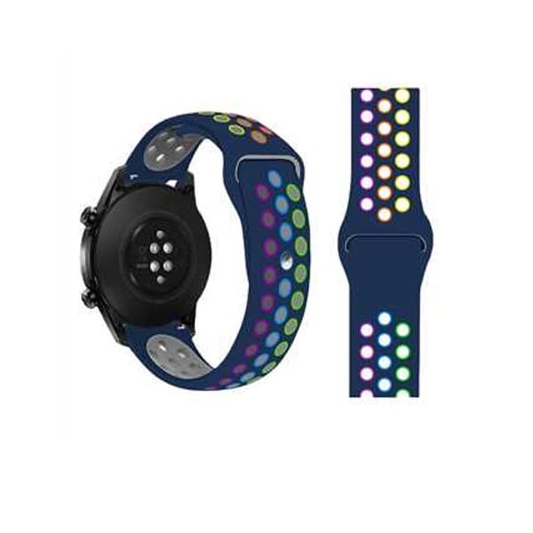 Urrem silikone Blue Samsung Galaxy Watch 3 45mm/Gear S3 Classic, Huawei Watch 3, Honor Watch GS 3, Xiaomi Watch S1, Garmin Vivoactive 4/Venus 2, Fossil Gen 5 Carlyle 22 mm Urrem silikone Blue Samsung Galaxy Watch 3 45mm/Gear S3 Classic, Huawei Watch 3, Honor Watch GS 3, Xiaomi Watch S1, Garmin Vivoactive 4/Venus 2, Fossil Gen 5 Carlyle 22 mm