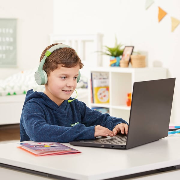 Hodetelefoner Teens Guard On-Ear Trådløs 85dB Grønn