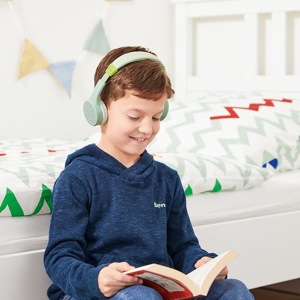 Hodetelefoner Teens Guard On-Ear Trådløs 85dB Grønn