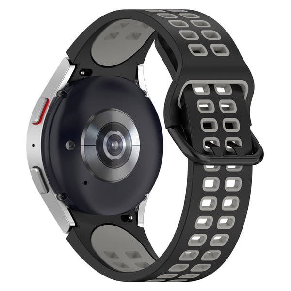 Klokkereim i silikon DarkGrey Samsung Galaxy Watch 3 41 mm/4/4 Classic/5/5 Pro