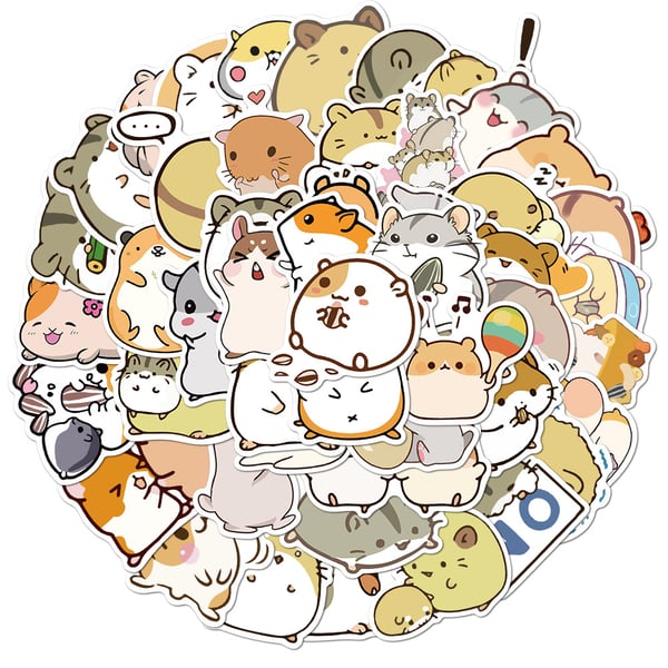 Hamsteritarrat 50 kpl pakkaus MultiColor