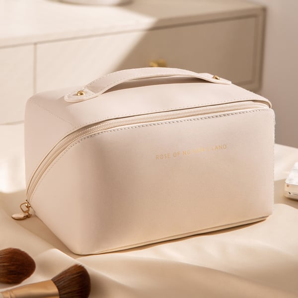 Rummelig toilettaske - Make-up taske White