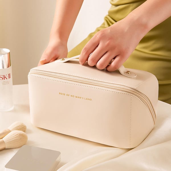 Rummelig toilettaske - Make-up taske White