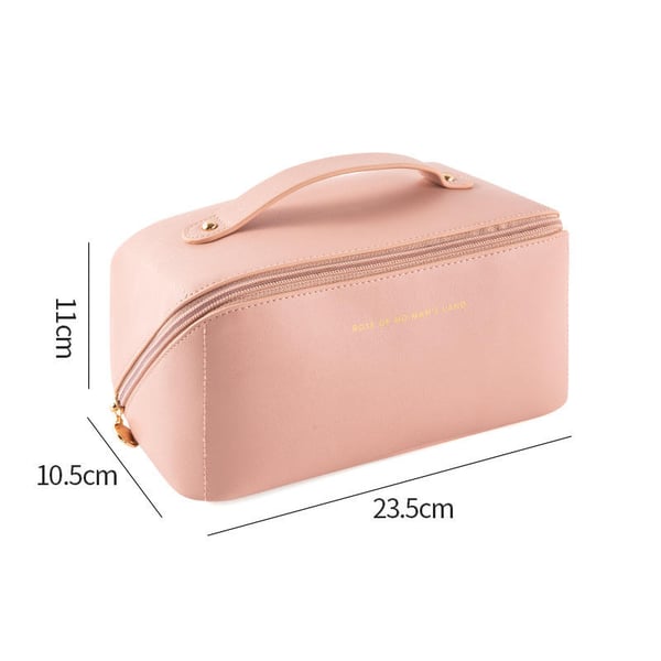 Stor og stilig toalettmappe - kosmetikkveske Pink