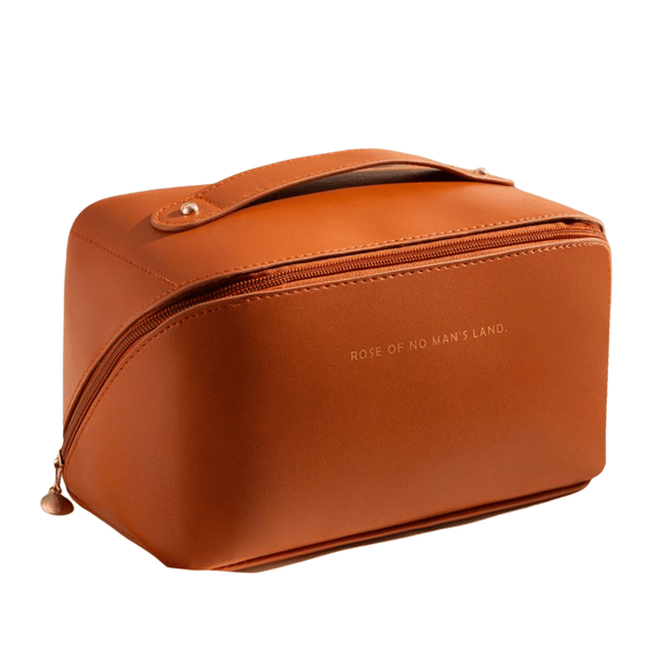 Rummelig toilettaske - Make-up taske Brown