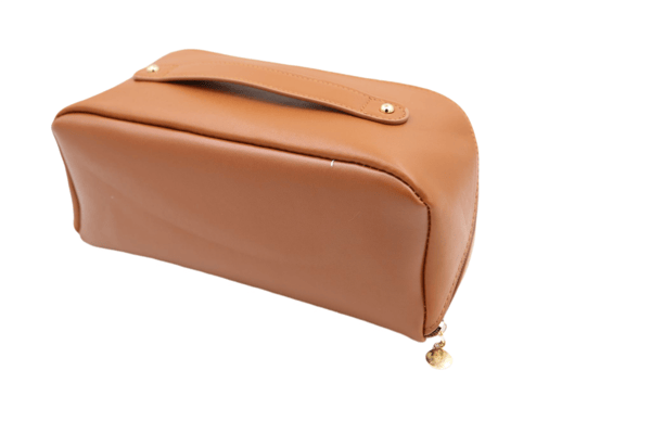 Rummelig toilettaske - Make-up taske Brown