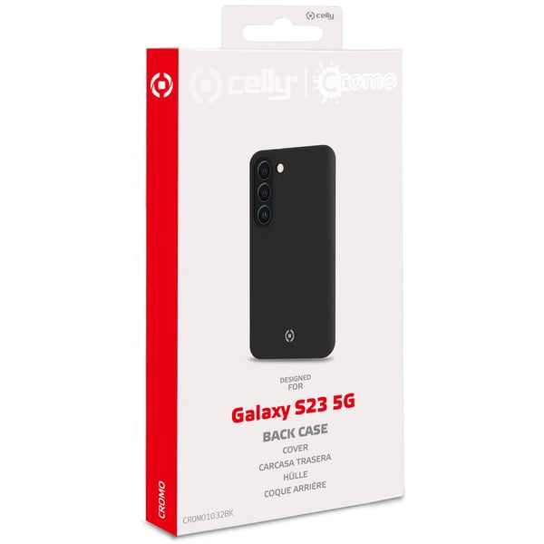 Cromo Soft gummi cover Galaxy S23 5G Sort