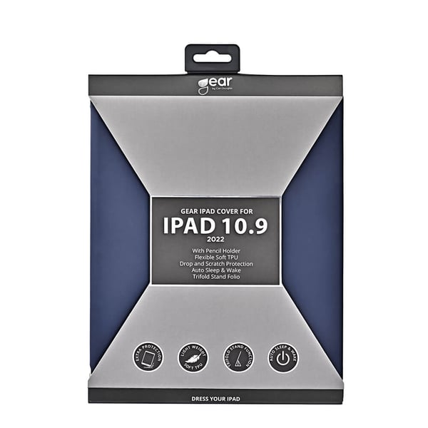Nettbrettetui Penneholder Mørk blå - iPad 10,9" 10th Gen 22, 11" 11th Gen 25