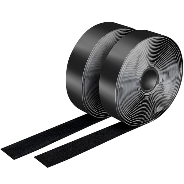 Velcro dobbeltsidet 25mm 5 meter Sort Velcro dobbeltsidet 25mm 5 meter Sort