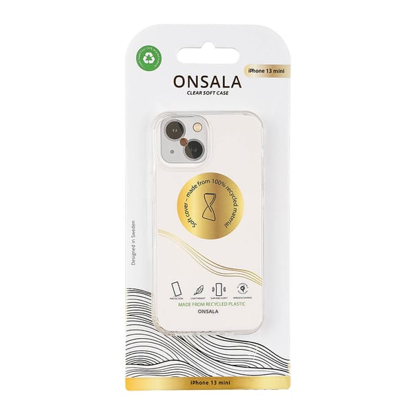 Suojakuori Kierrätetty TPU Läpinäkyvä - iPhone 13 Mini