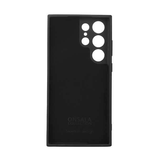 Mobilcover Silikone Sort - Samsung S23 Ultra 5G