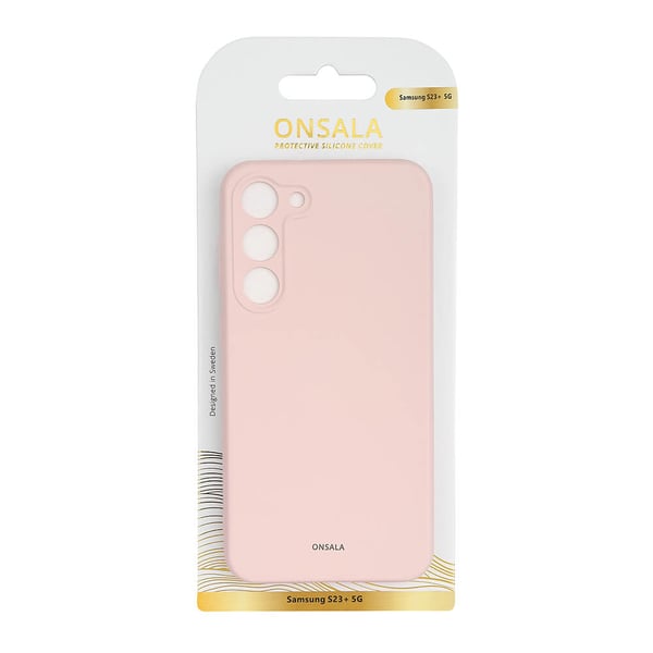Mobilcover Silikone Chalk Pink - Samsung S23+ 5G