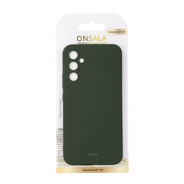 Mobildeksel Silikon Olive Green - Samsung Galaxy A34 5G