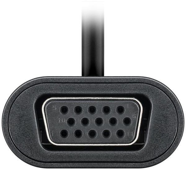USB-C™ till VGA-adapter, 0,2 m, svart