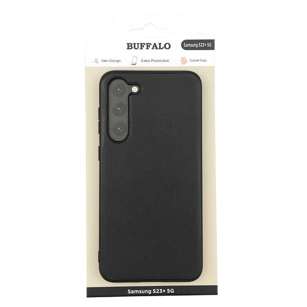 Mobilskal PU Svart - Samsung S23+ 5G