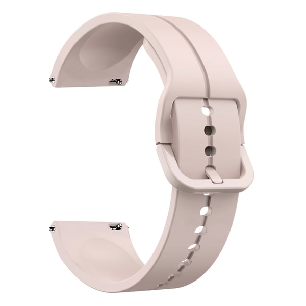 Klokkereim i silikon Pink Samsung Galaxy Watch 5/5 Pro/4 40 44mm/3 41mm, Huawei watch GT3/GT2  42mm, Huami Amazfit GTS 3/GTS 2 Mini, Garmin Forerunner 158/55/Vivoactive 3/Venu 22 mm