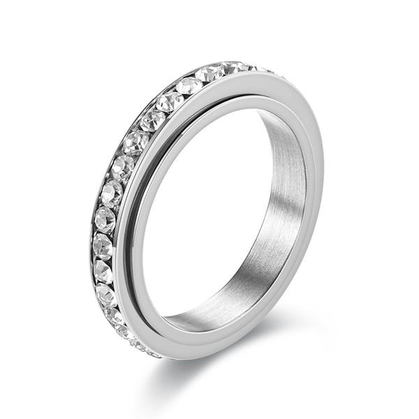 Roterbar Antistressring Silver 19.9 mm