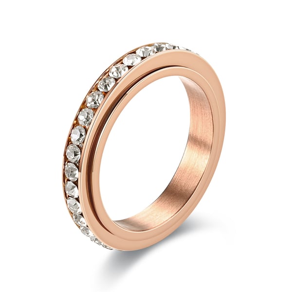 Roterbar antistressring PinkGold 19.9 mm