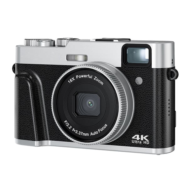 Digikamera 4K 48MP 16X zoom Black