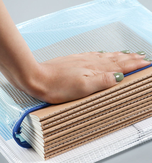 A4 filposer dokumentholdere 12-pakning Blue