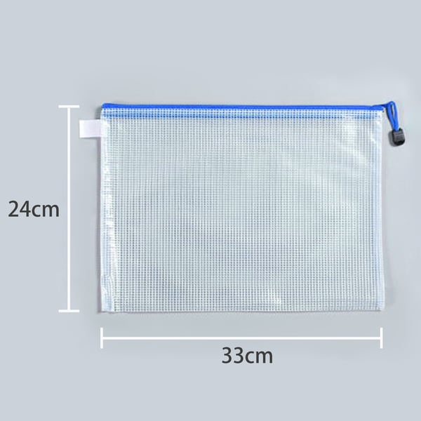 A4 filposer dokumentholdere 12-pakning Blue