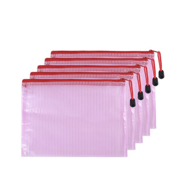 A4 filposer dokumentholdere 12-pak Red