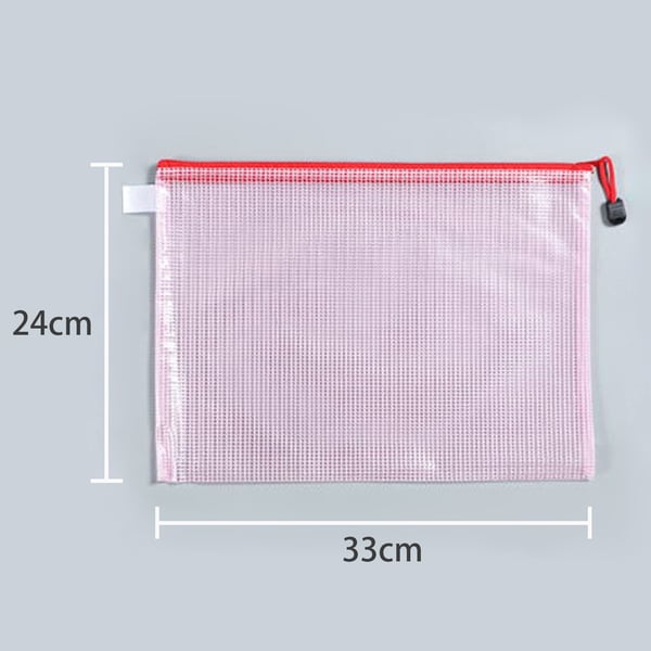 A4 filposer dokumentholdere 12-pak Red