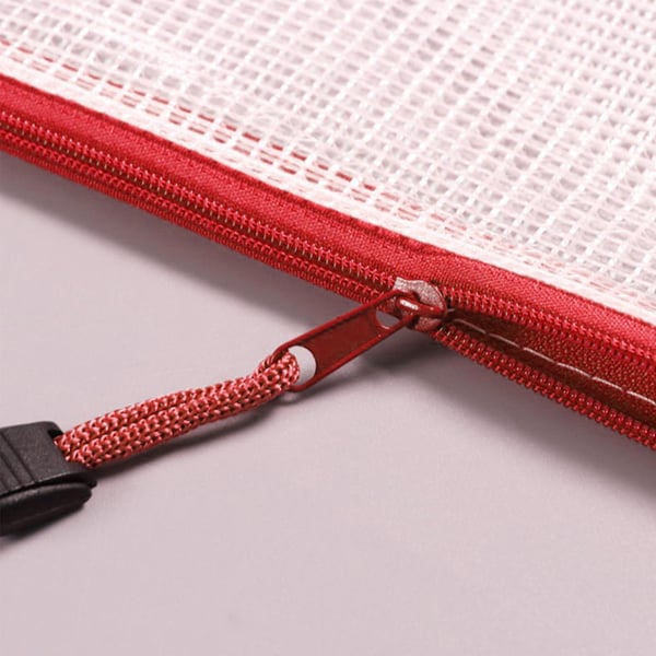 A4 filposer dokumentholdere 12-pak Red