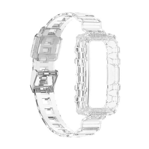 Klokkereim og klokkeetui i TPU Transparent Huawei Band 7 / Band 6 / Band 6 Pro, Honor Band 7 / Band 6