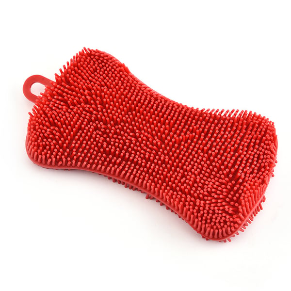 Silikon oppvaskbørste Red