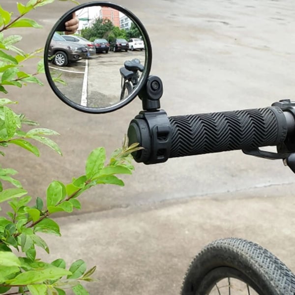 Justerbare bakspeil for sykler - 2 stk Black