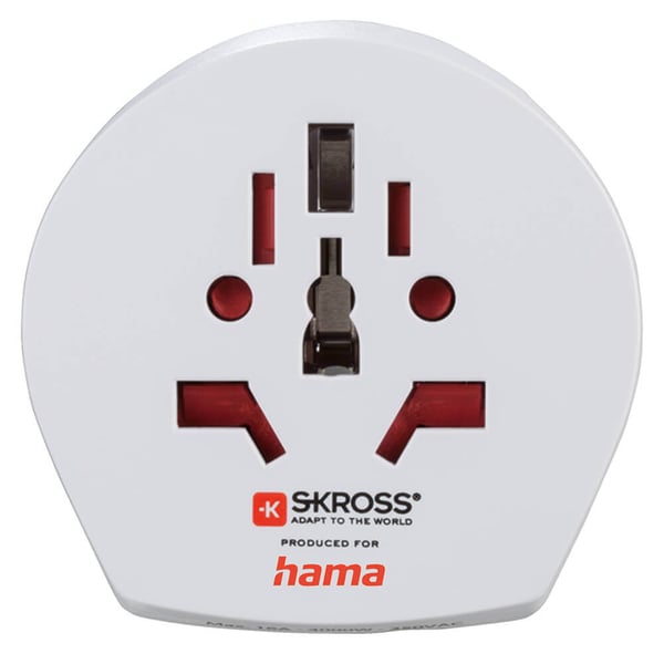 Reseadapter Världen Pro Light USB 3-stift