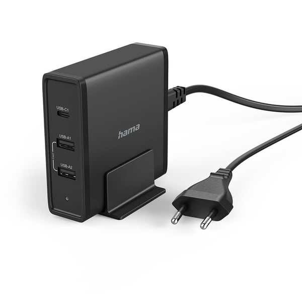 Ladestasjon USB 3 Porte PD 5-20V/65W