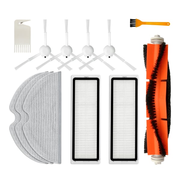 Robottipölynimurin lisävarusteet, harjat ja suodatin 12 osaa Xiaomi Mijia 1C / 2C / Dream F9 / Mop 2 Pro Plus / STYTJ01ZHM / STYTJ02ZHM / SKV4093GL / SKV4063GL Robottipölynimurin lisävarusteet, harjat ja suodatin 12 osaa Xiaomi Mijia 1C / 2C / Dream F9 / Mop 2 Pro Plus / STYTJ01ZHM / STYTJ02ZHM / SKV4093GL / SKV4063GL