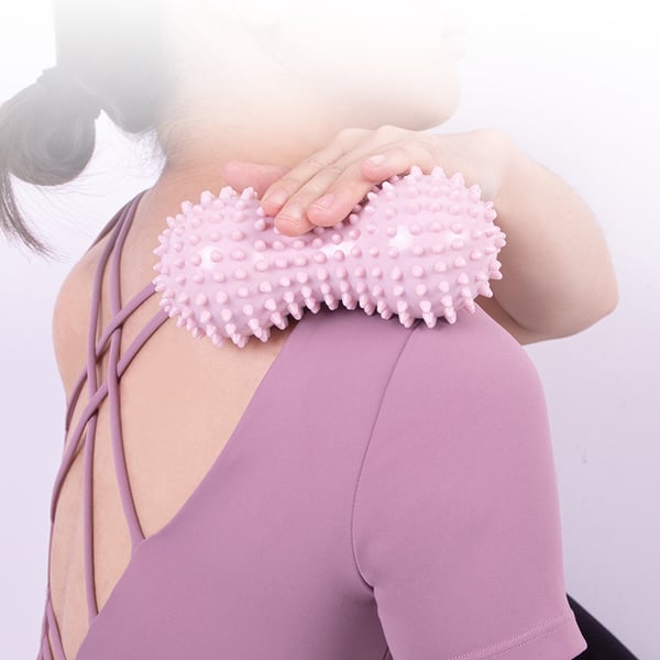 Massasje Fascia Ball - Rosa peanøttformet Pink