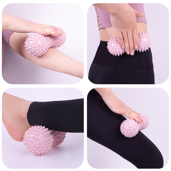 Massasje Fascia Ball - Rosa peanøttformet Pink