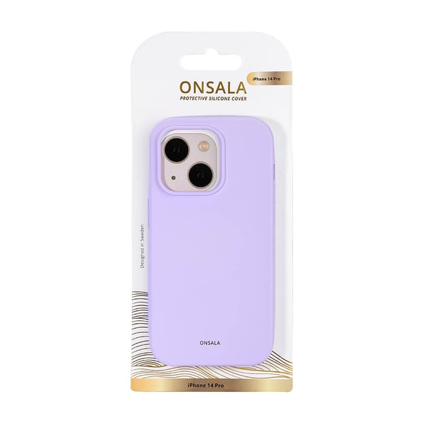 Mobilskal Silikon Purple - iPhone 14 Pro