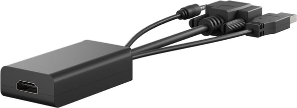 VGA-HDMI™-muunnin, jossa on 3,5 mm:n ääniliitäntä