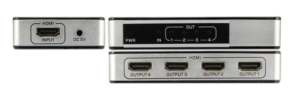 HDMI-jakaja 1–4 4K @ 30 Hz