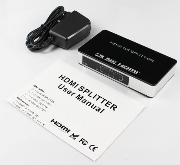 HDMI-jakaja 1–4 4K @ 30 Hz