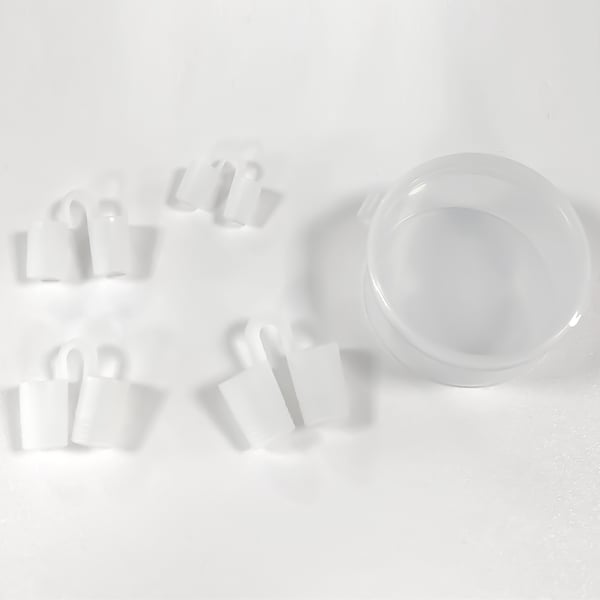 Kuorsauksen estolaitteet 4 kpl Transparent